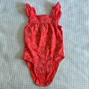 Carter's coral onesie
